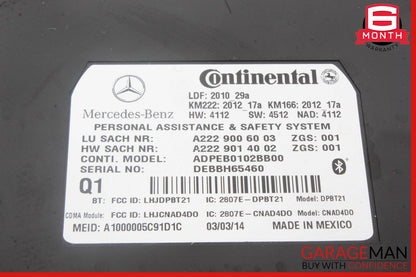 10-20 Mercedes W204 C250 SLK250 Communication Control Module OEM