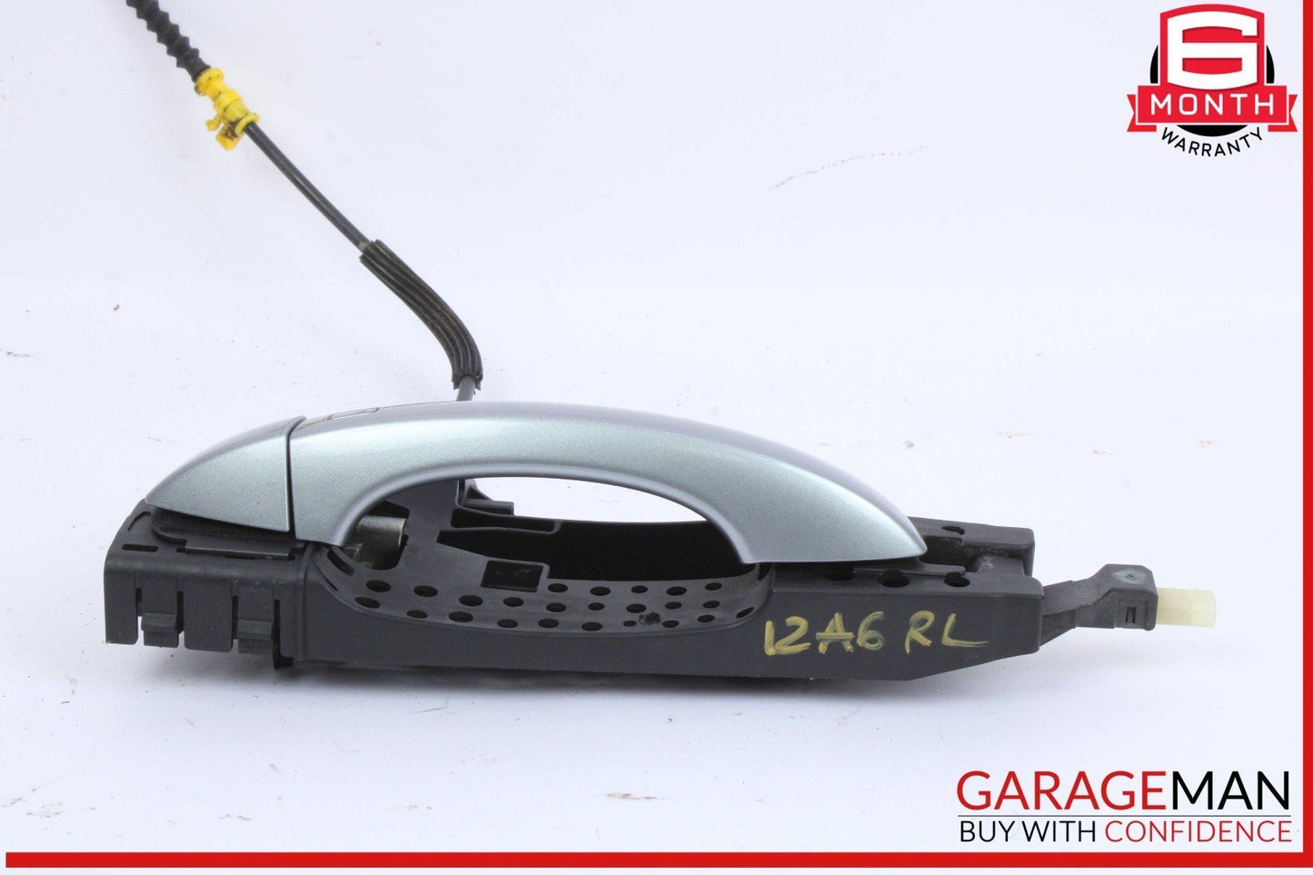 12-18 Audi A6 A7 Rear Left Driver Side Exterior Door Handle Gray 4H0837885 OEM