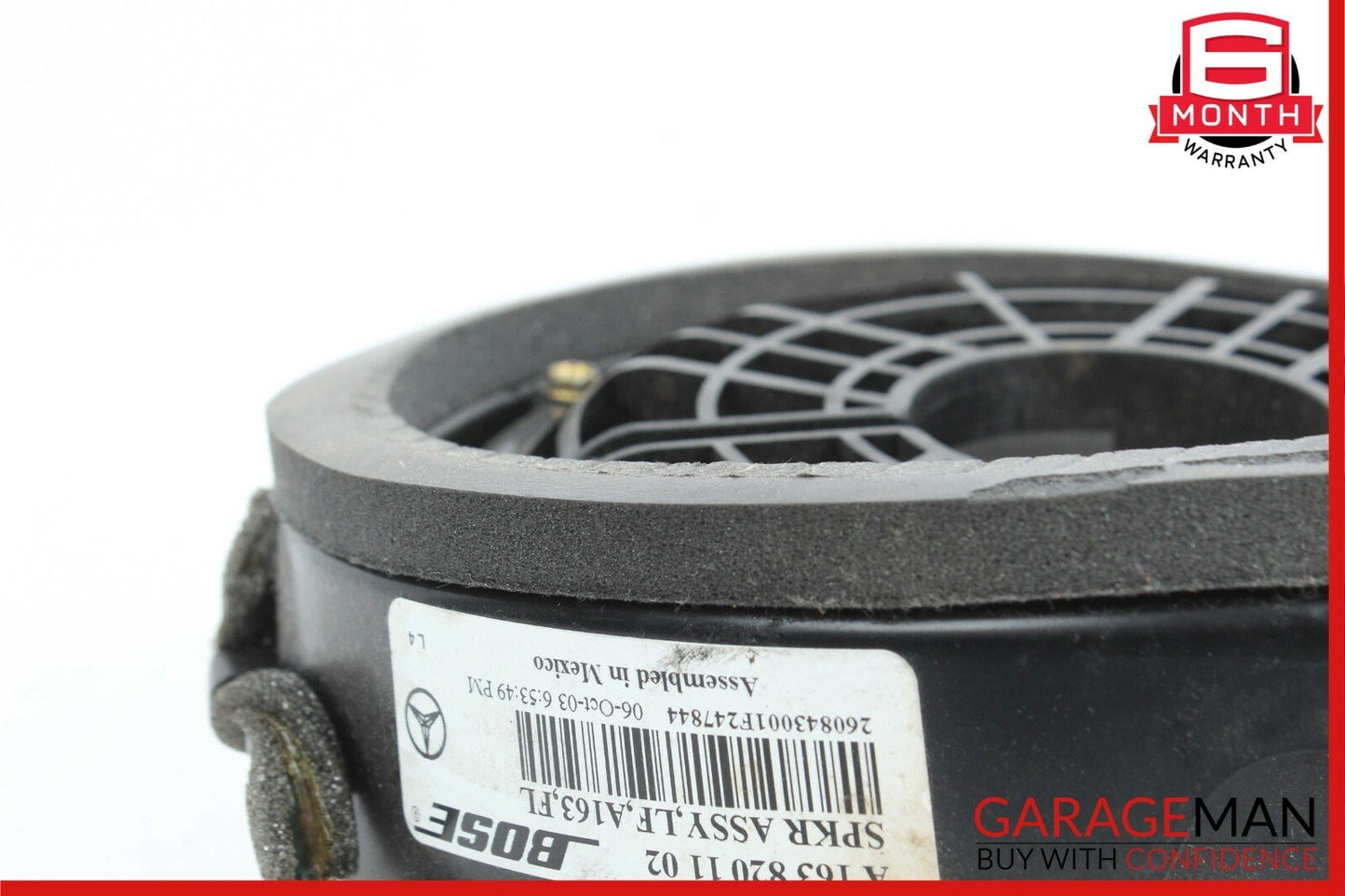 02-05 Mercedes W163 ML320 ML500 Front Left Side Door Audio Sound Speaker OEM
