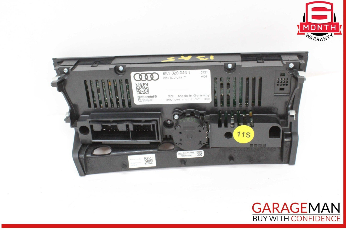 13-17 Audi A5 Q5 A4 Front A/C AC Climate Control Switch Panel Assembly OEM