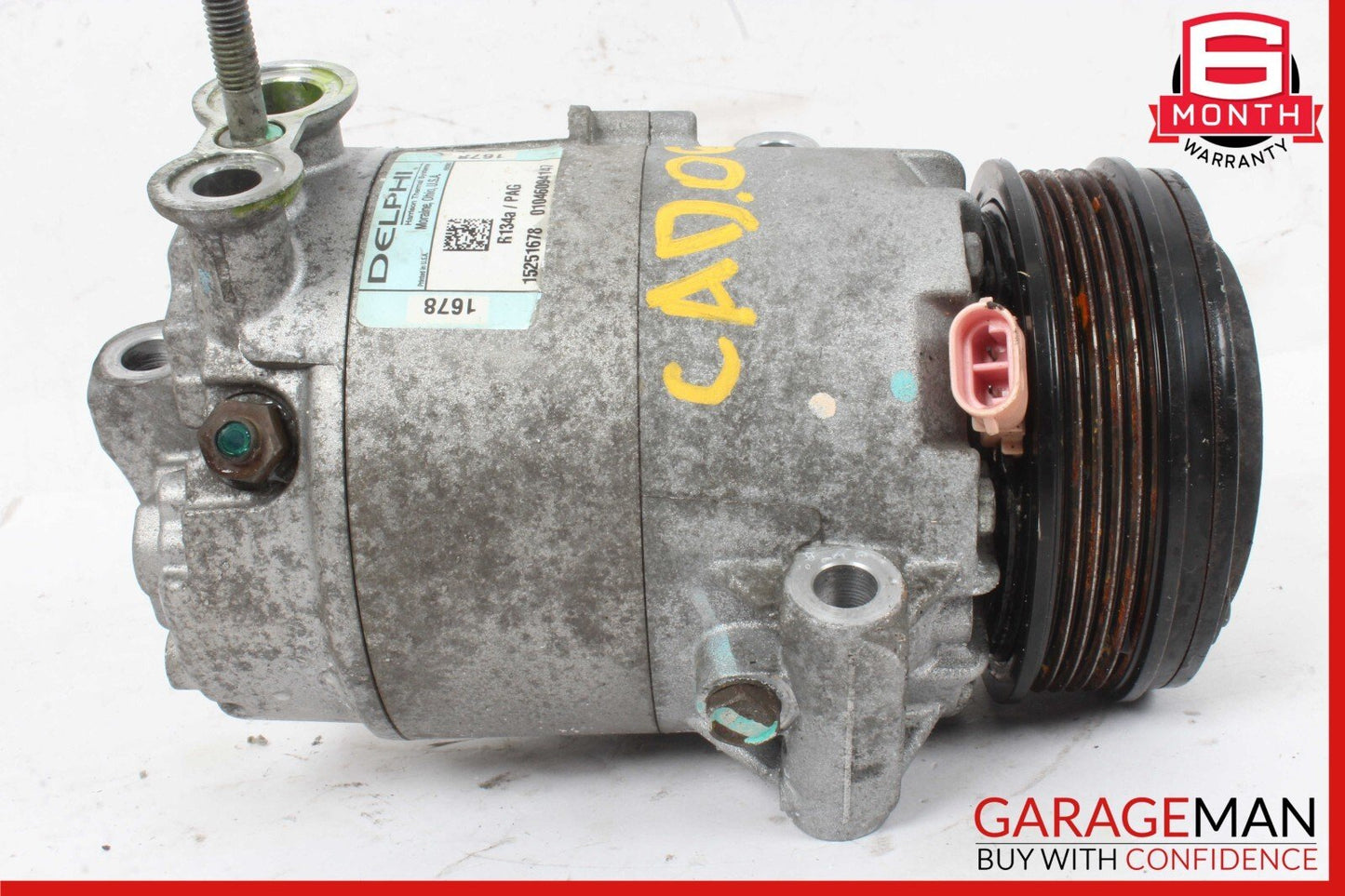 04-09 Cadillac XLR A/C Air Conditioning Compressor 10441357 OEM