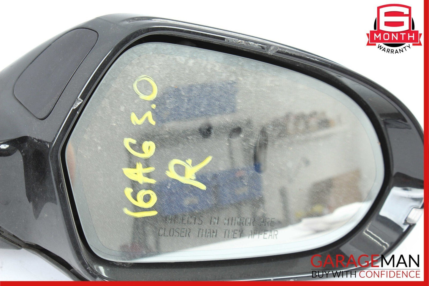 12-18 Audi A6 Front Right Passenger Side Door Rear View Mirror Black OEM