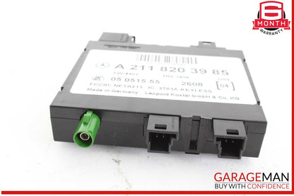 03-11 Mercedes W211 E550 Keyless Go Entry Control Module 2118203985 OEM