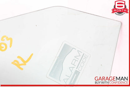 97-04 Mercedes R170 SLK230 SLK320 Rear Left Driver Side Quarter Window Glass OEM