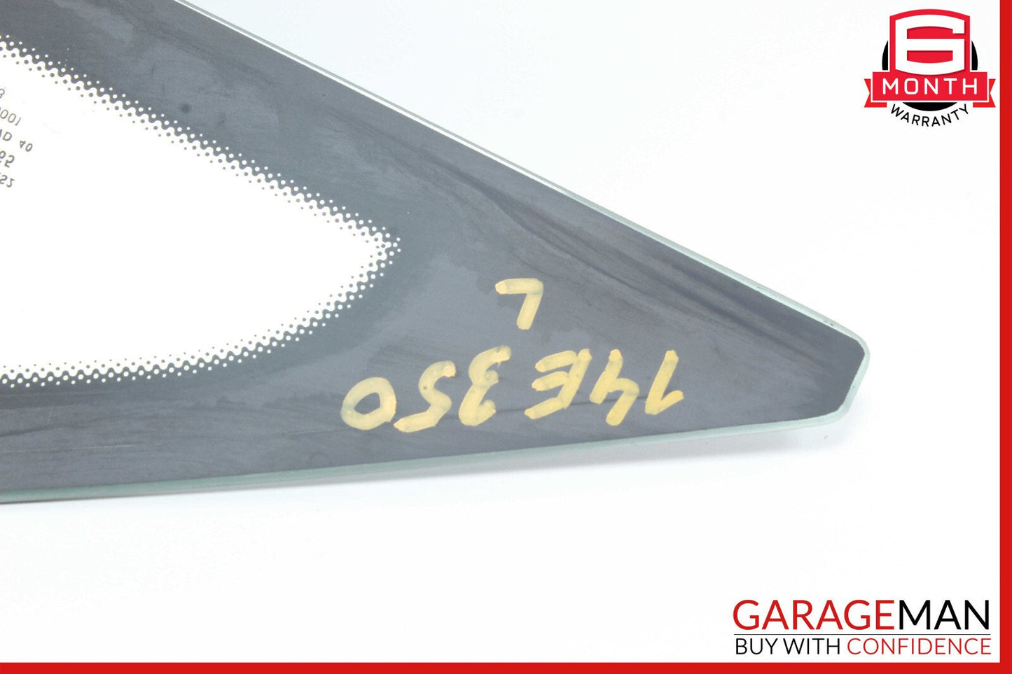 10-17 Mercedes W207 E350 E400 Coupe Rear Left Driver Quarter Window Glass OEM