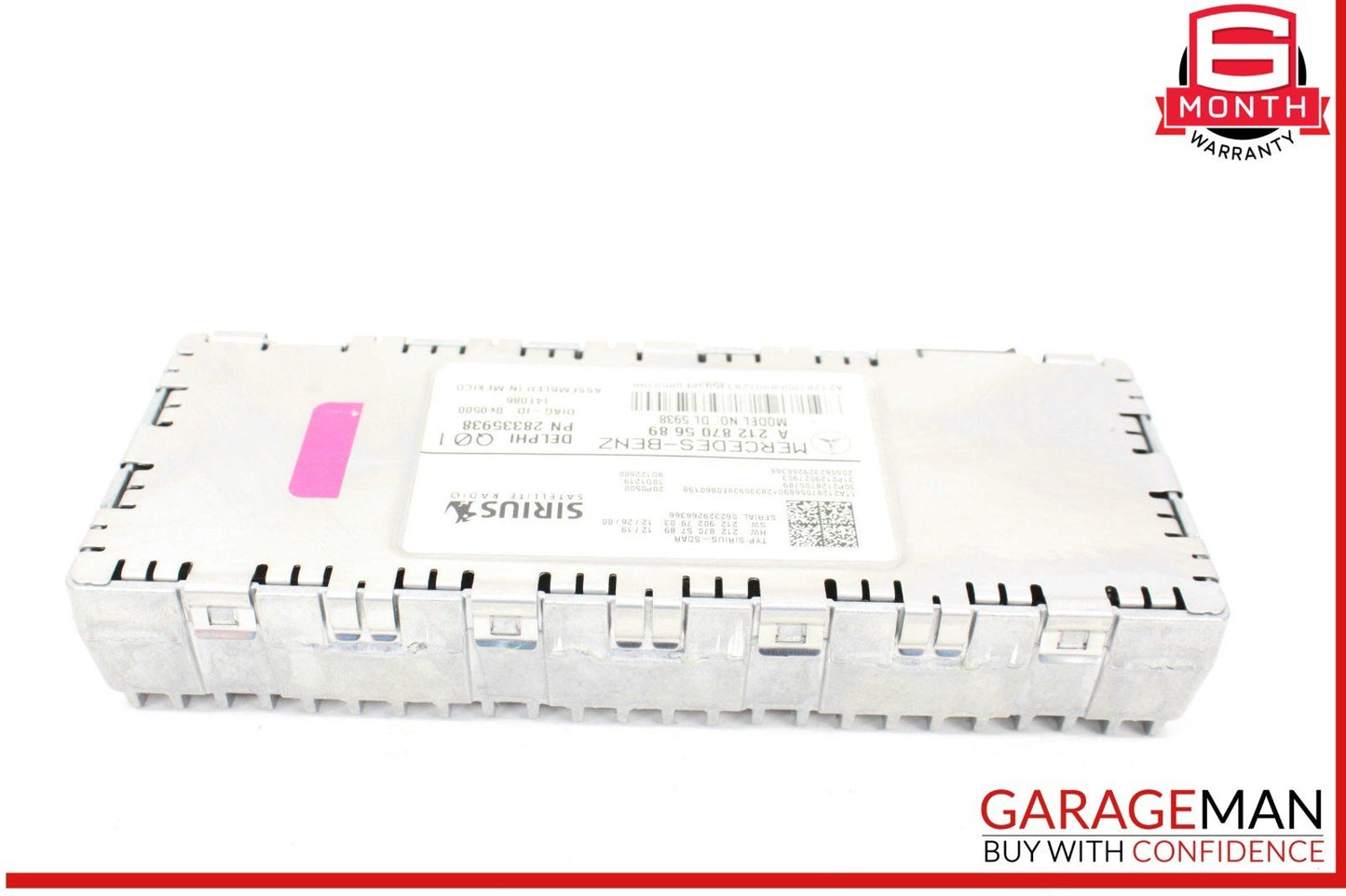 14-19 Mercedes W212 E350 Sirius Satellite Radio Receiver 2128705689 OEM