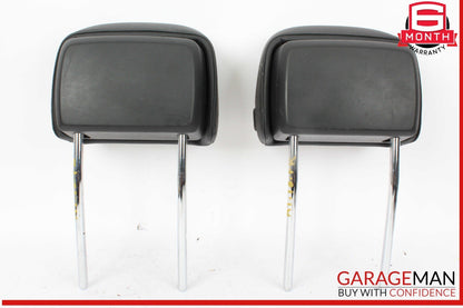 17-19 Audi A4 Front Left & Front Right Side Head Rest Headrest Black OEM