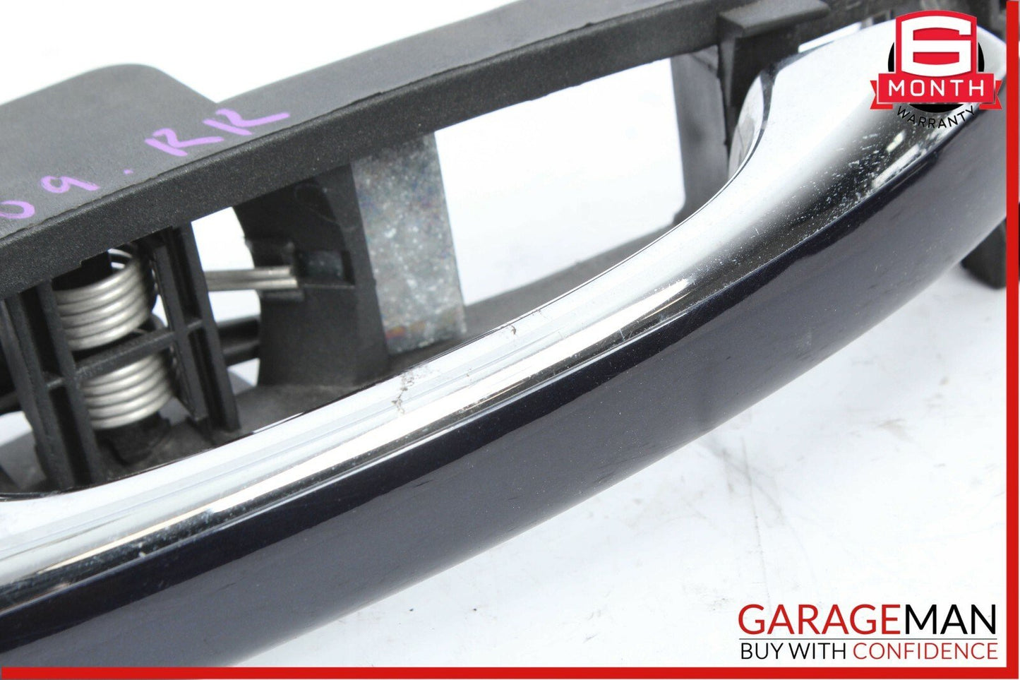 03-06 Mercedes W211 E350 E500 Rear Right Side Exterior Door Handle Blue OEM