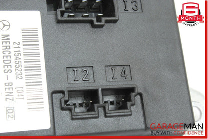 07-11 Mercedes W211 E550 CLS550 Body Control Module Unit BCM 2115455232 OEM