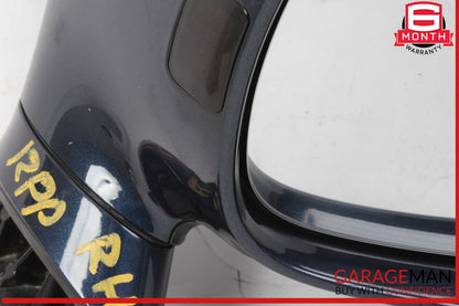 10-13 Porsche Panamera 970 Front Right Side Door Rear View Mirror Blue OEM