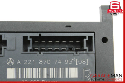 07-13 Mercedes W221 S550 Front Right Passenger Side Under Seat Control Module