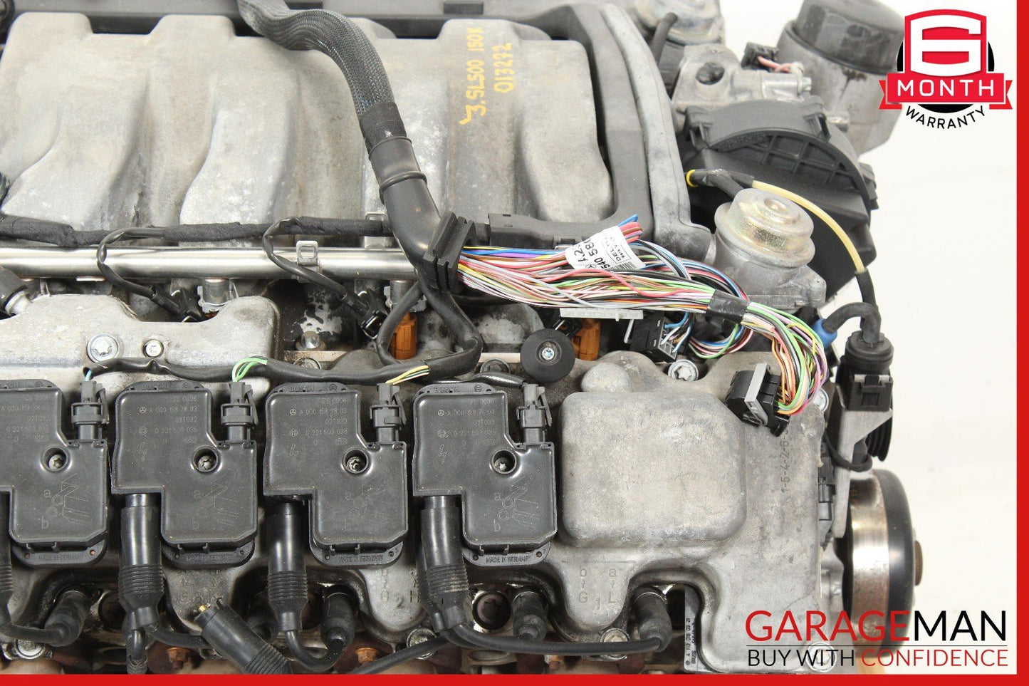 03-06 Mercedes R230 SL500 RWD Engine Motor Block Assembly OEM 150k