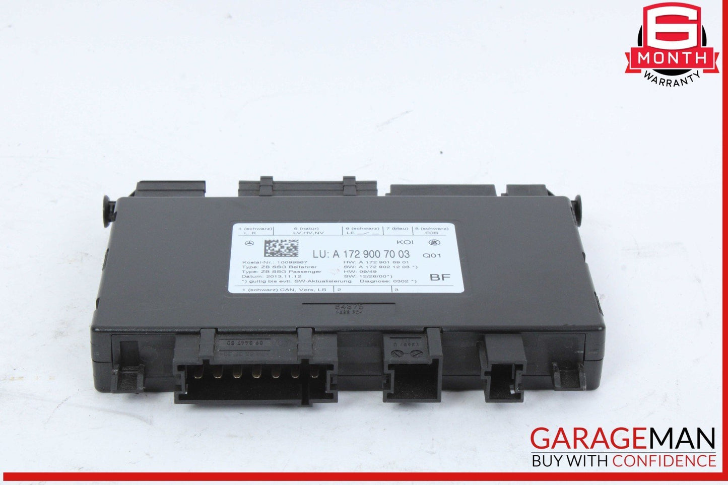 08-20 Mercedes W212 E250 C300 Front Right Side Seat Control Module Unit OEM