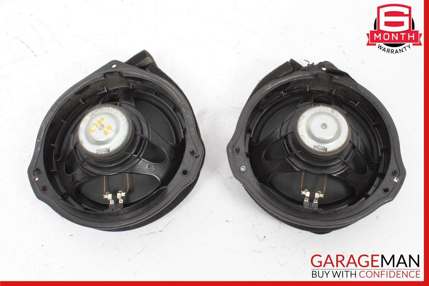 08-18 Mercedes W204 C300 E350 Rear Left & Right Door Audio Sound Speakers Set