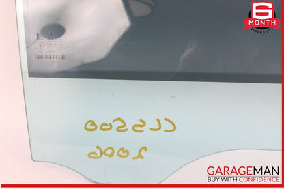 06-11 Mercedes W219 CLS500 CLS550 Rear Right Passenger Side Door Window Glass
