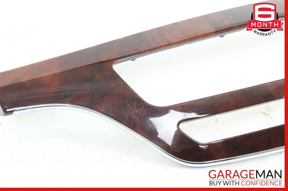 07-09 Mercedes W221 S550 Front Dashboard Trim Panel Cover Bezel Wood OEM