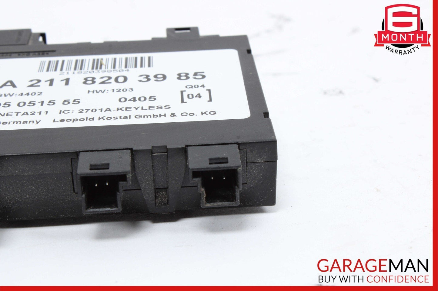 03-11 Mercedes W219 CLS500 E320 E63 AMG Keyless Go Entry Control Module Unit OEM