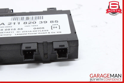 03-11 Mercedes W219 CLS500 E320 E63 AMG Keyless Go Entry Control Module Unit OEM