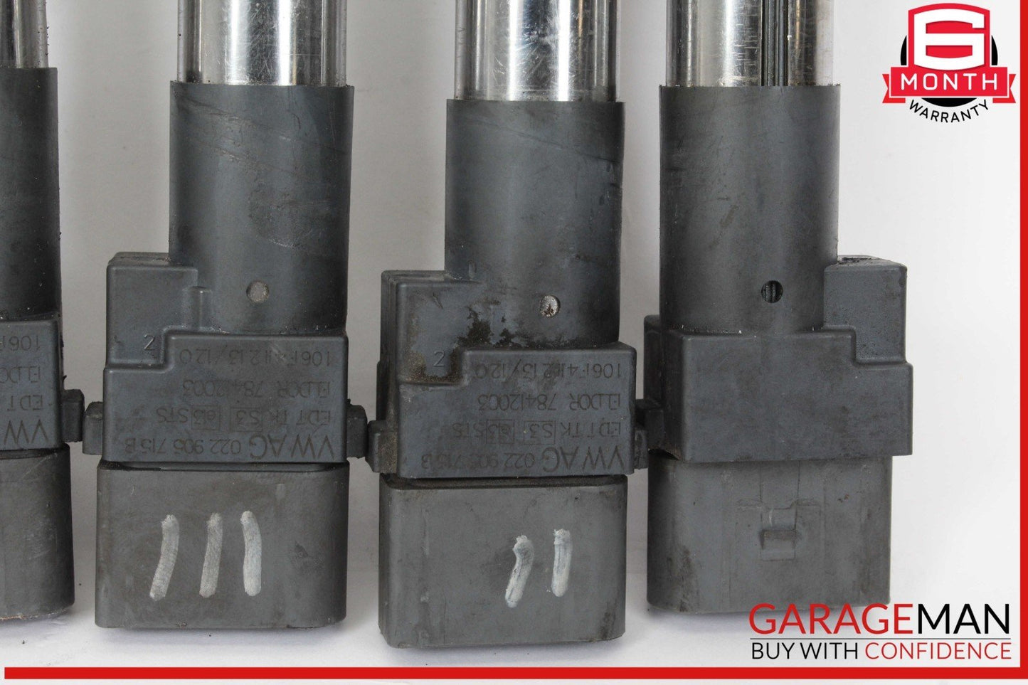 09-16 Audi S4 Engine Ignition Coil Coils Set of 6 022905715B OEM