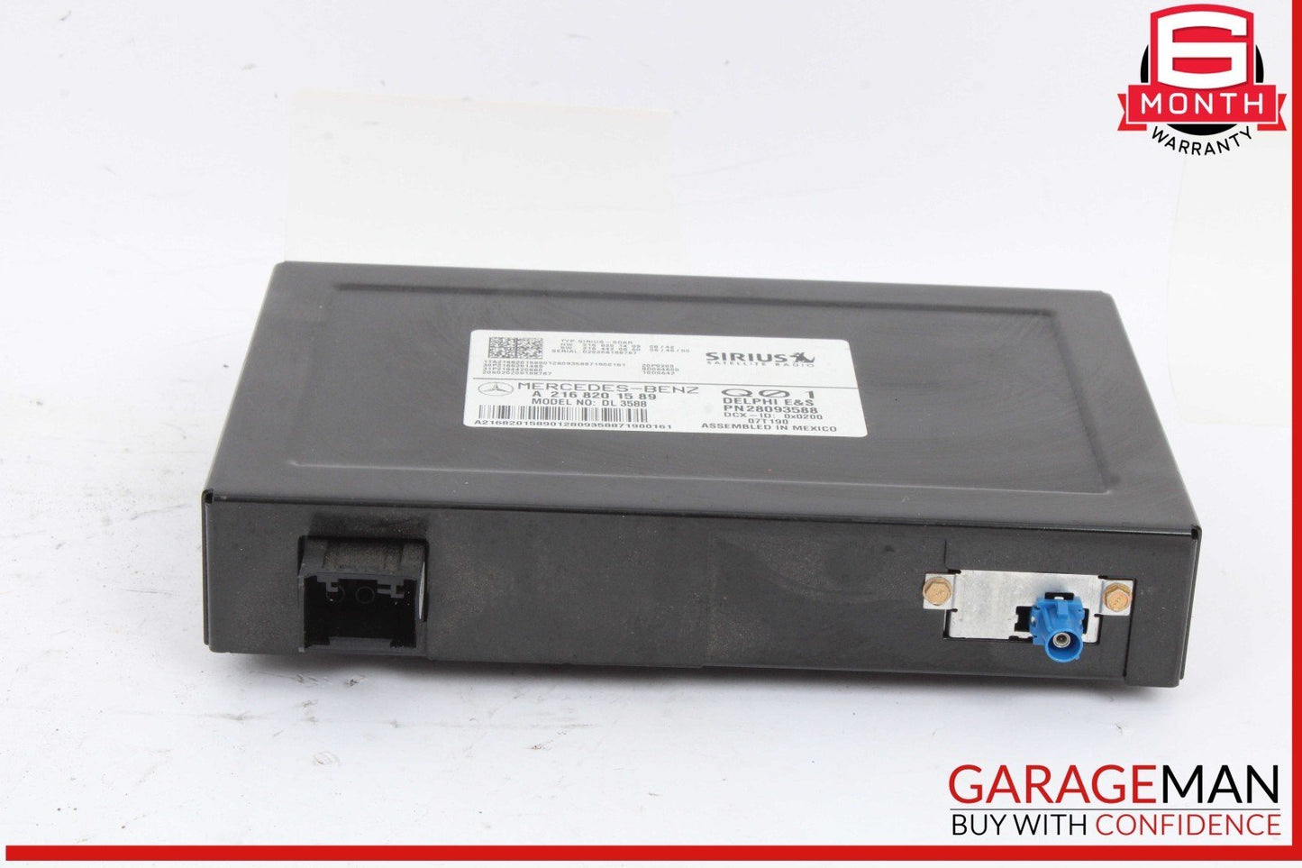 07-14 Mercedes W221 S550 SLK350 Sirius Satellite Radio Module Receiver OEM