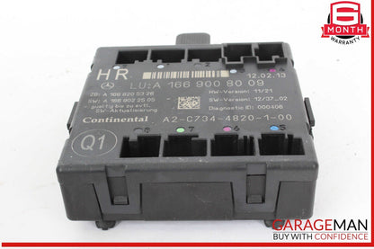 12-19 Mercedes X166 GL450 4MATIC Rear Right Side Door Control Module Unit