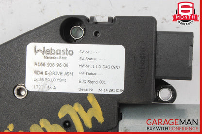 12-16 Mercedes W166 ML400 GL550 Panoramic Sunroof Glass Motor 1669069600 OEM