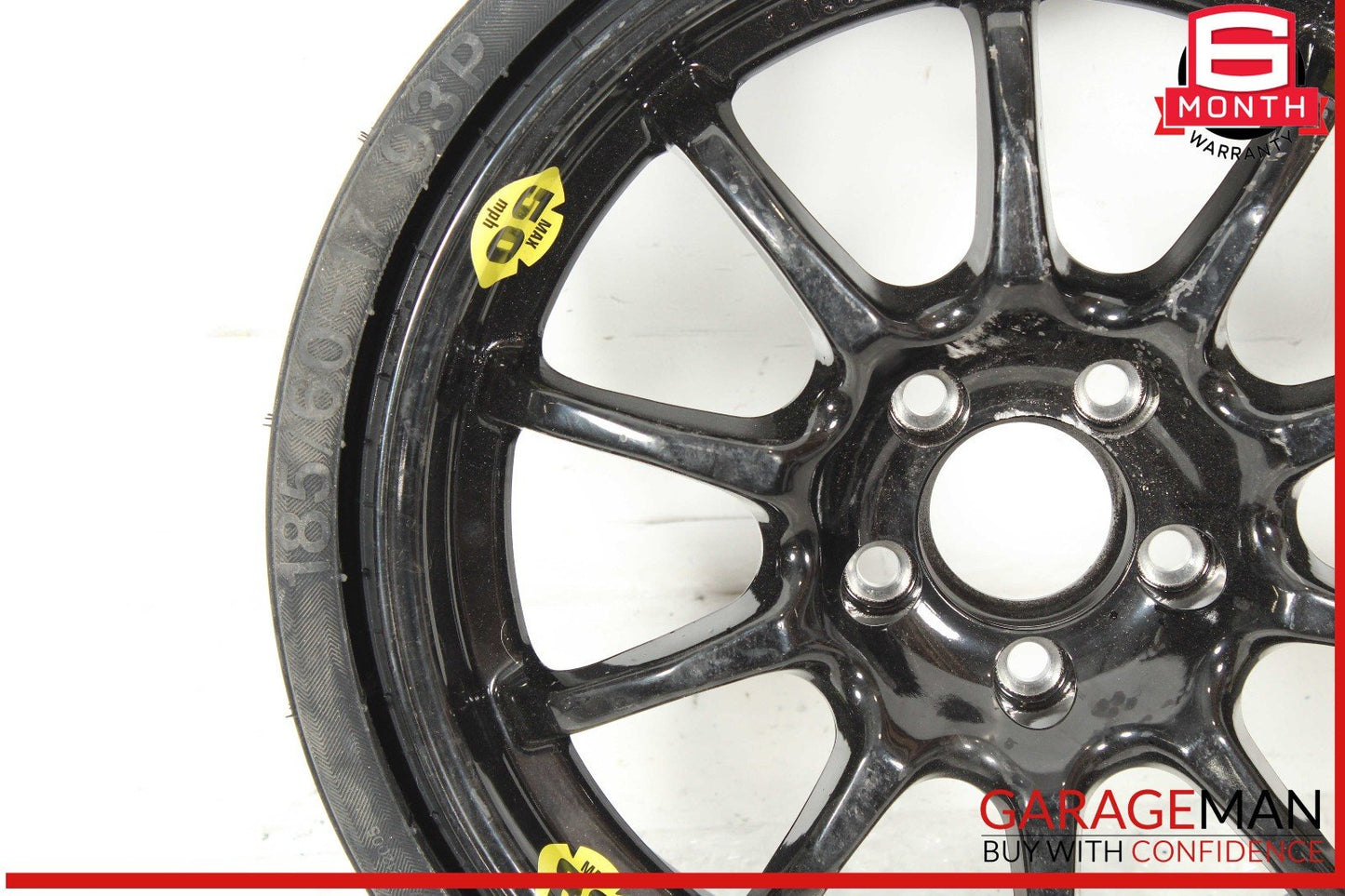 03-12 Mercedes R230 SL500 SL550 Emergency Spare Tire Wheel Donut Rim 17" 17 OEM