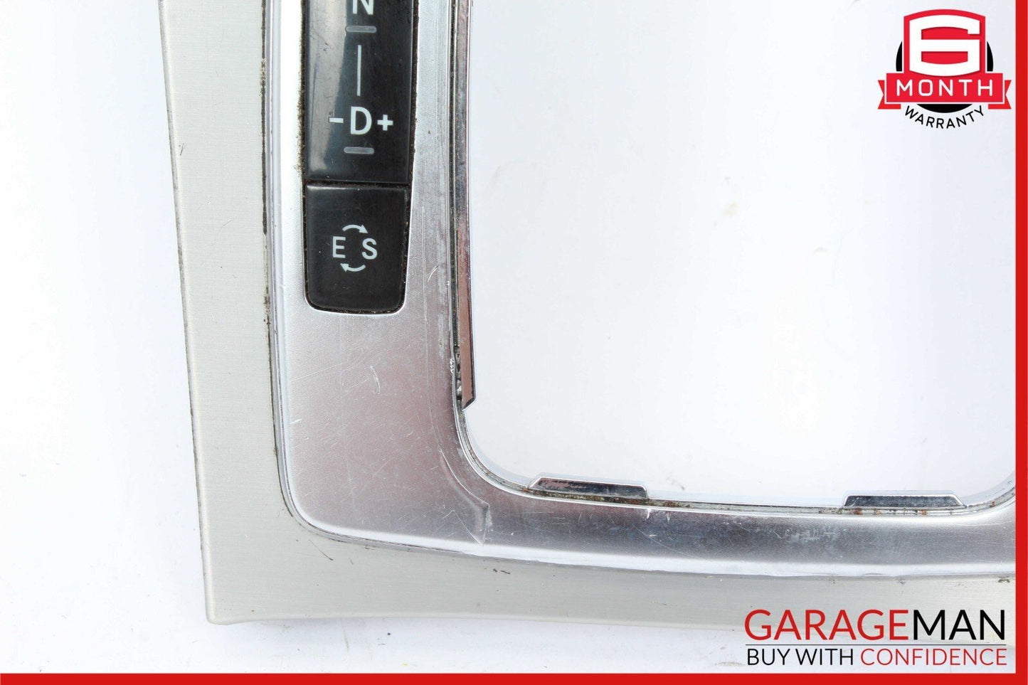 08-14 Mercedes W204 C350 C63 AMG Center Console Shifter Trim Cover Bezel Silver