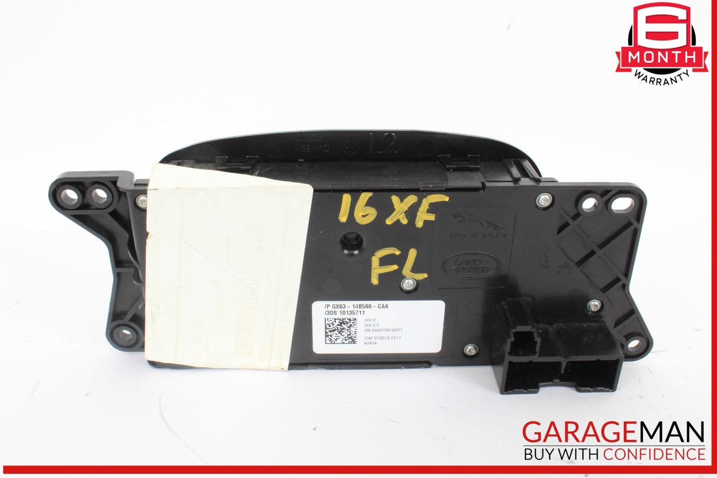 16-20 Jaguar XF Front Left Driver Side Seat Adjustment Switch GX6314B566CAA OEM