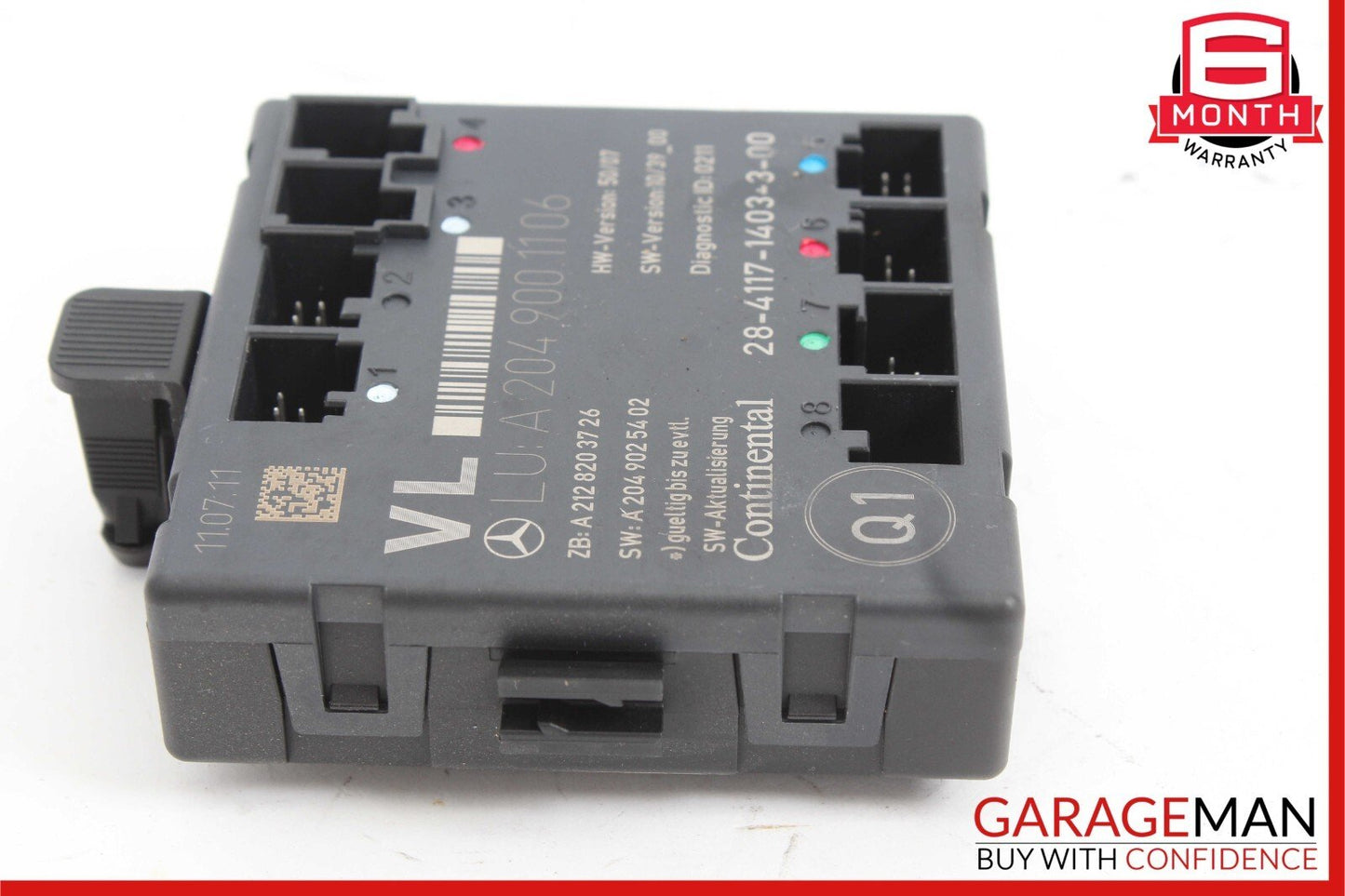 12-15 Mercedes W204 C250 C350 Coupe Front Left Side Door Control Module Unit OEM