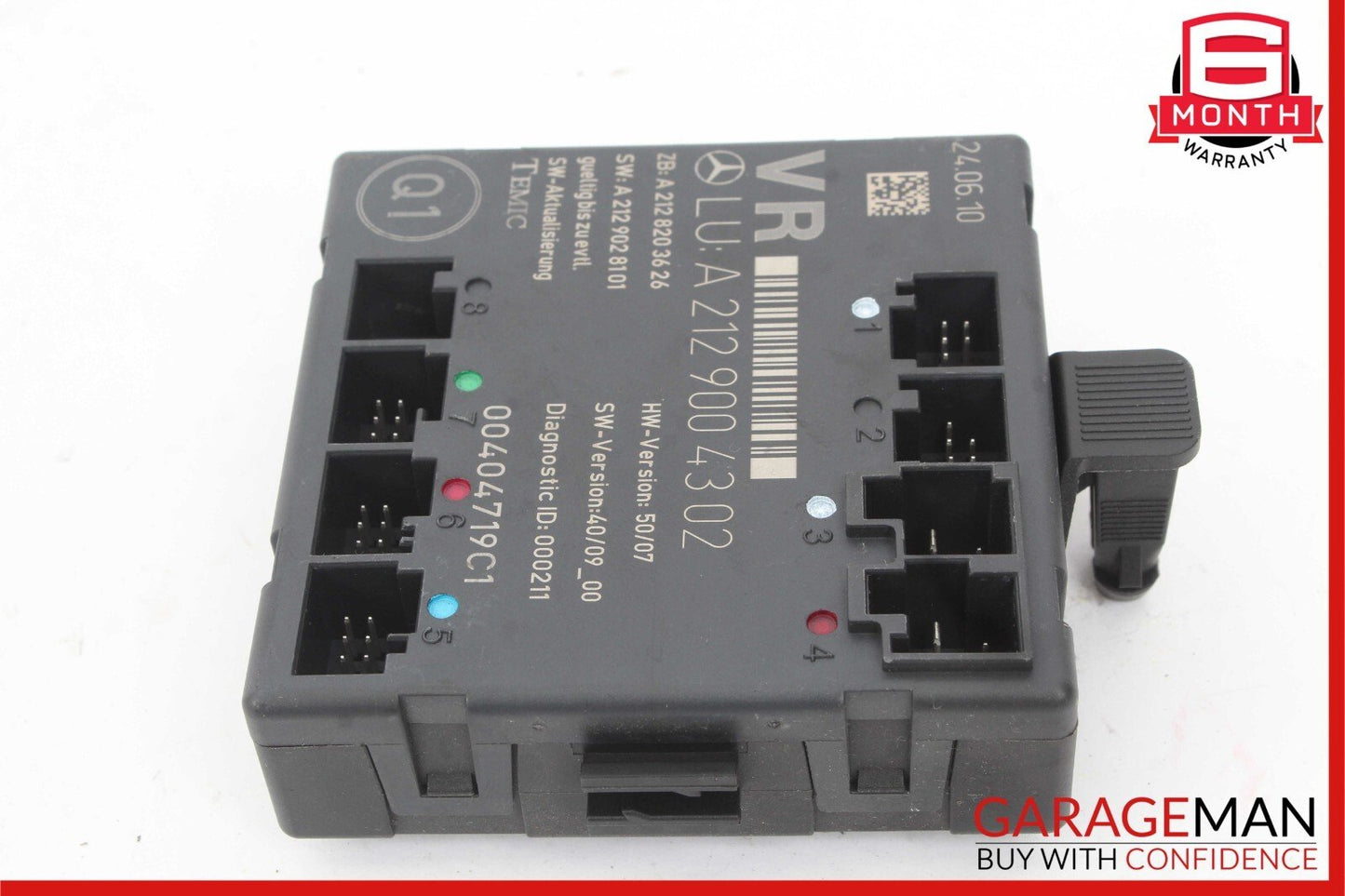 08-18 Mercedes W212 E550 C250 C300 Front Right Side Door Control Module OEM