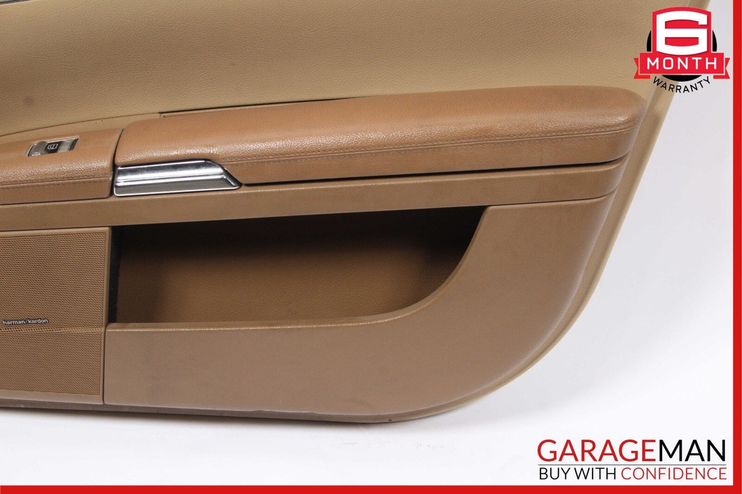 07-09 Mercedes W221 S550 Front Right Side Complete Interior Door Panel Brown OEM
