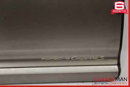 03-06 Porsche Cayenne 955 Front Right Passenger Side Exterior Door Shell Gray