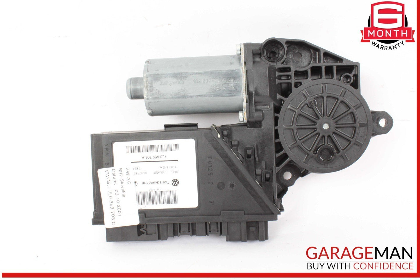 03-10 Porsche Cayenne S 955 957 Rear Left Driver Side Window Regulator Motor OEM