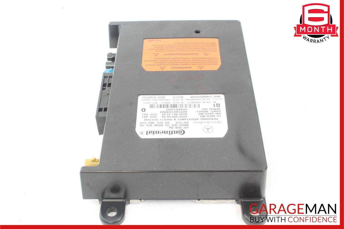 14-15 Mercedes C300 C350 GLK350 Voice Phone Communication Control Module Unit