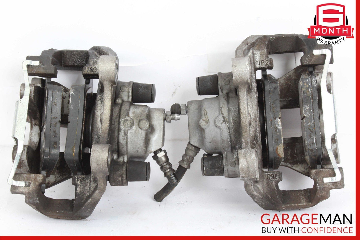 07-12 Mercede R230 SL550 Rear Left & Right Brake Caliper Calipers Set OEM