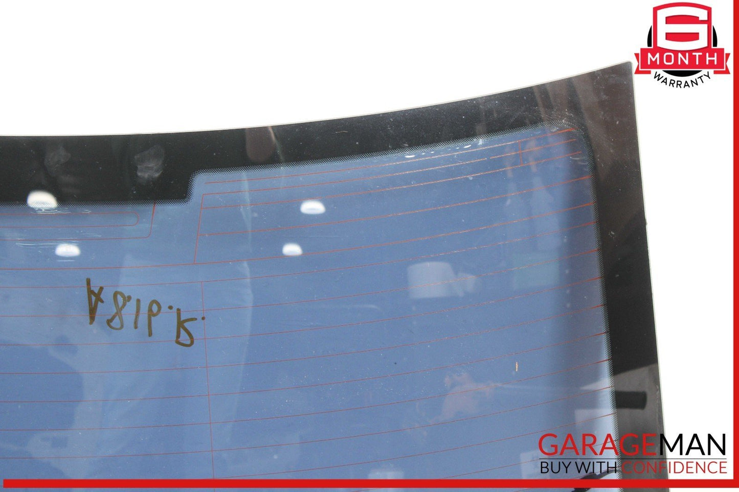 11-17 Audi D4 A8 S8 A8L Rear Back Windshield Glass 4H4845501R OEM