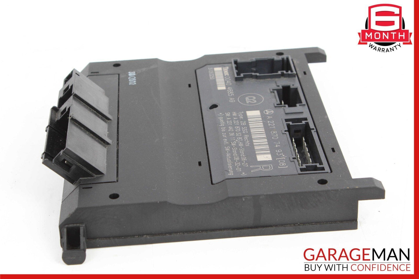 07-13 Mercedes W221 S550 Front Right Under Seat Control Module 2218707493 OEM