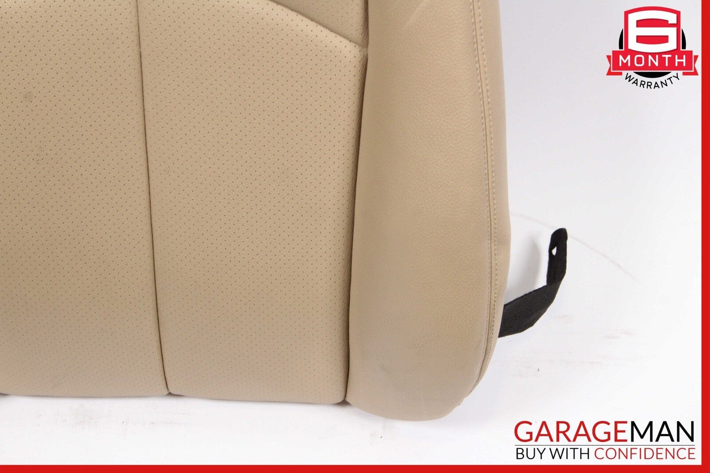 07-09 Mercedes W211 E350 Front Left/Right Top Upper Seat Cushion Cover Beige OEM