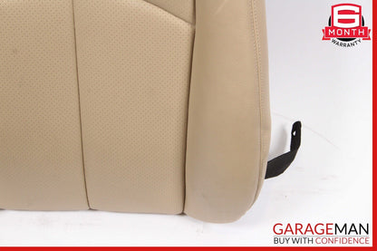07-09 Mercedes W211 E350 Front Left/Right Top Upper Seat Cushion Cover Beige OEM