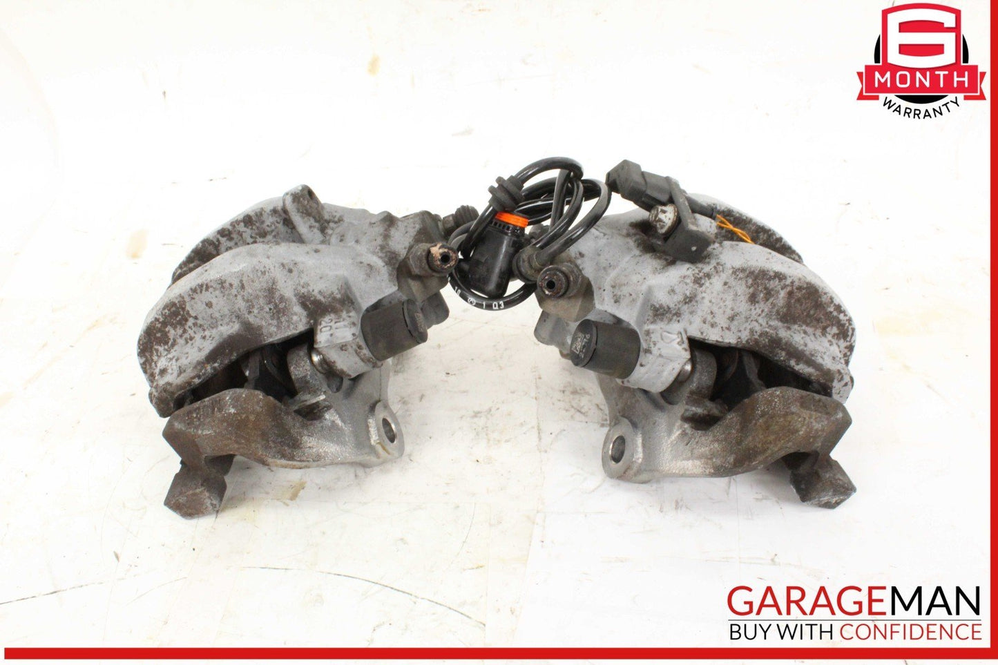 07-14 Mercedes W221 S400 Hybrid Rear Left & Right Side Brake Calipers Set OEM