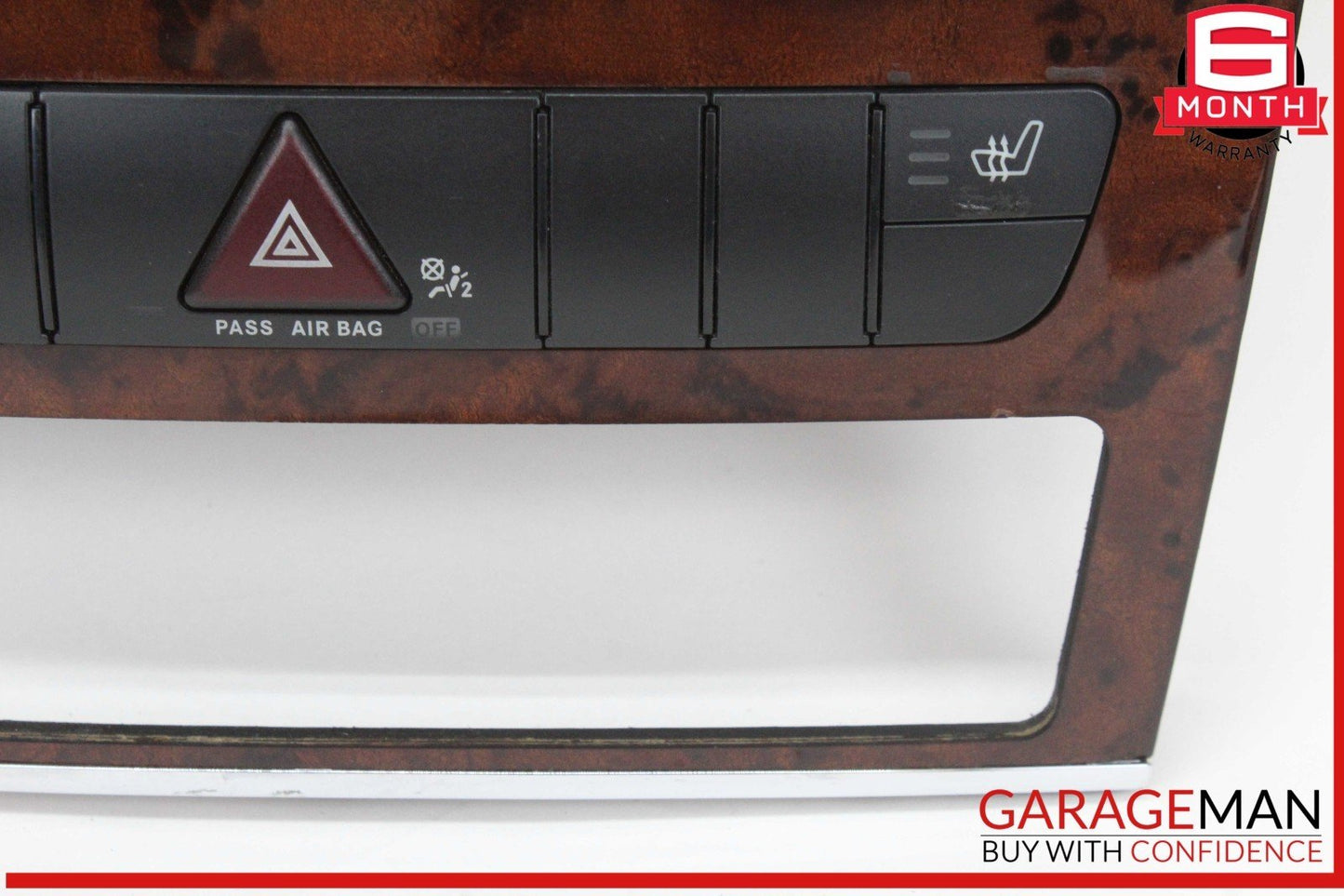 06-13 Mercedes W164 ML350 GL450 A/C AC Heater Climate Control Switch Trim OEM