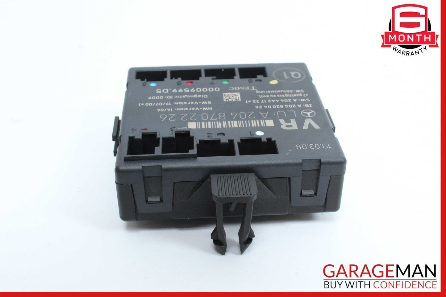 08-18 Mercedes W204 C300 C250 E400 Front Right Side Door Control Module OEM