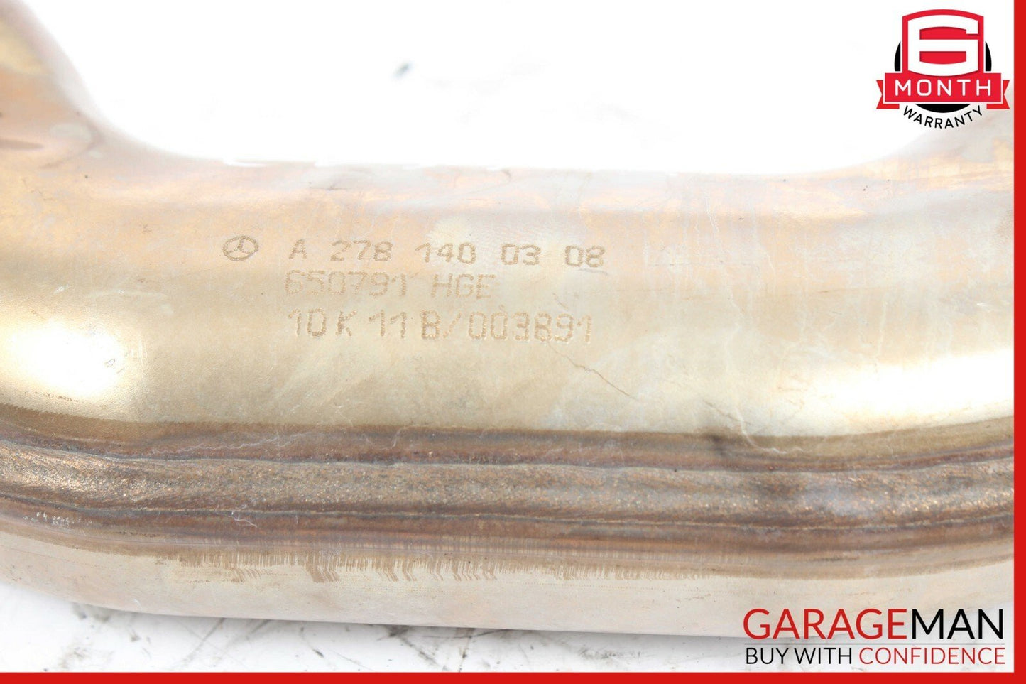 11-14 Mercedes W216 CL550 S550 Engine Exhaust Front Pipe Left 2781400308 OEM