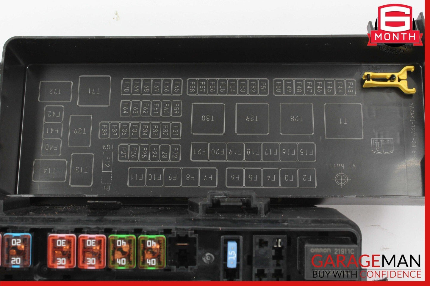 17-20 Maserati Levante M161 Rear Fuse Relay Box Junction Terminal OEM