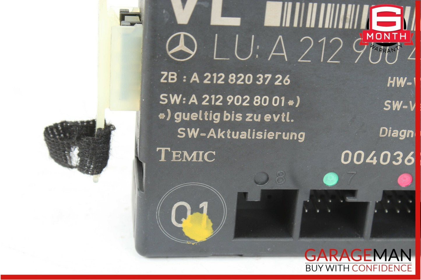 08-15 Mercedes W204 C250 Front Left Driver Side Door Control Module Unit OEM
