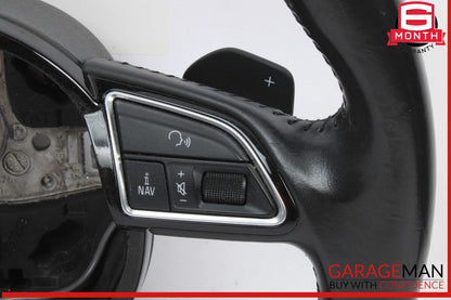 13-17 Audi Q5 A4 Front Left Driver Side Steering Wheel Black 4L0419091 OEM