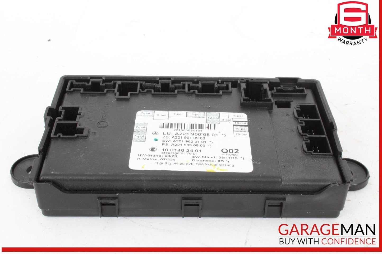 07-13 Mercedes W221 S400 Hybrid Front Left Driver Side Door Control Module OEM