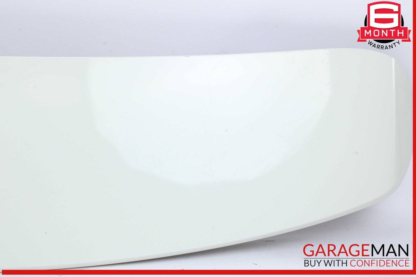 13-14 Mercedes X166 GL450 GL550 Trunk Lid Molding Trim Spoiler Wing White OEM