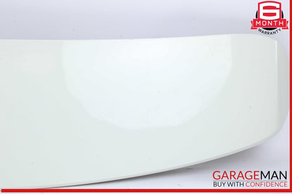 13-14 Mercedes X166 GL450 GL550 Trunk Lid Molding Trim Spoiler Wing White OEM